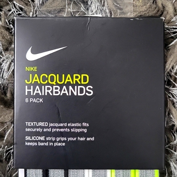 Nike Jacquard Hairbands Pack of 6 - Picture 3 of 6
